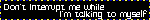 talkingself blinkie